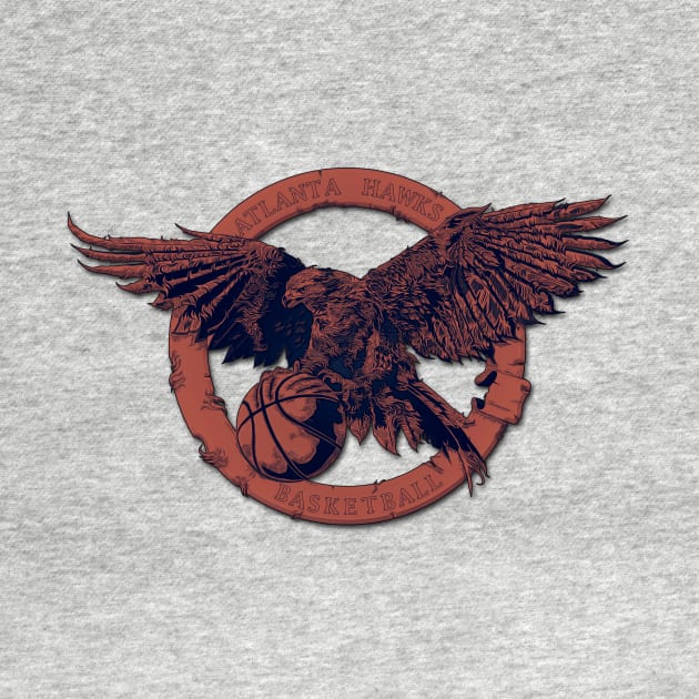 Atlanta Hawks old style logo by arxitrav